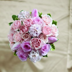 The Dawn Rose Bouquet from Visser's Florist and Greenhouses in Anaheim, CA